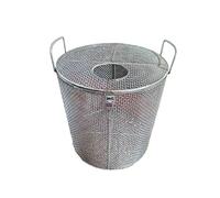 Couvercle de bassin de pompe de puisard, filtre en acier inoxydable, tamis de pompe submersible for étang à poissons, fosse septique, ferme Irri, maille de 5 mm(23.6x35.4in)