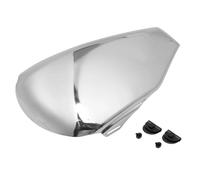 Couvercle de Batterie Carénage du couvercle latéral de la batterie gauche, noir mat brillant, chromé, adapté pour Harley Sportster Iron XL883 XL1200 2009-2013 2014-2022(Chrome 14-22)