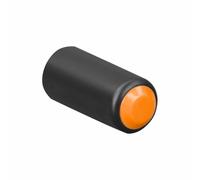 Couvercle de Batterie du Microphone pour Shure PGX2/SLX2/PG58/SM58/BETA58, Couvercle Capuchon de Batterie du Micro Couvre-Queue du Microphone (Orange)