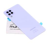Couvercle de Batterie pour d'origine Samsung pour Samsung Galaxy A22 (A225F) Lila Backcover Couvercle arrière avec mungoo Chiffon de Nettoyage d'écran