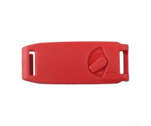 Couvercle de batterie pour SRAM ETAP AXS pour dérailleur avant et arrière à 12 vitesses, BaSO4 - Capuchon de protection de borne de durabilité améliorée, rouge (côté batterie)