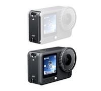 Couvercle de Batterie Vertical à Dégagement Rapide Magnétique pour DJI Osmo Action 6 Accessoires de Caméra de Remplacement de Porte de Batterie à Montage Nu en Alliage d'Aluminium