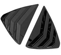 Couvercle de becquet de Lunette arrière Garniture de Couverture de persiennes de fenêtre de Voiture, for Mazda, Accessoires CX-5 CX5, Quart arrière de Ventilation latérale 2018 2019 2020(Black Bright