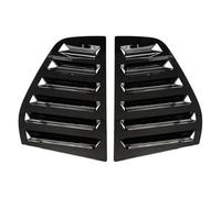 Couvercle De Becquet Latéral Pour VW Pour Golf 5 Pour MK5 2003-2010 Voiture Arrière Triangle Stores Persiennes Couverture Protecteur Autocollants Verre Fenêtre(Glossy Black)