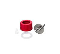 Couvercle de biberon à vis en acier inoxydable GL45 avec tuyau d'aération - Ensemble complet d'accessoires d'alimentation(M-2 Pipes)