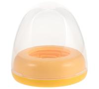 Couvercle de Biberon Large, Anneau Vissable, PP Alimentaire Orange | Lait Infantile, Fermeture Étanche, Capuchon Dôme, Organisation Cuisine et Chambre de Garçon Fille