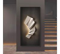 Couvercle De Boîte À Disjoncteurs Décoratif, Armoire De Protection For Tableau Électrique Mural, Boîtiers De Compteurs Modernes À Bascule, Cache-compteurs Électriques(Style H,15.7x23.6in)