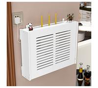 Couvercle de boîte à fusibles, armoire de rangement murale pour routeur et modem sans fil, étagère décorative pour salon, décoration de stores (42 x 31 x 10 cm)