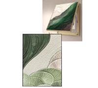Couvercle de boîte à fusibles, armoire murale, couvercle de panneau électrique, boîte de compteur moderne, peinture décorative, panneau de disjoncteur caché(Green4,45x60cm/17.7x23.6in)