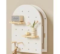 Couvercle de boîte à fusibles décoratif - Couvercle de boîte de compteur électrique en bois avec crochet et étagère pour mur - Couvercle décoratif pour boîte de disjoncteur