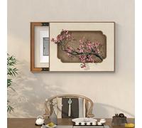 Couvercle de boîte à fusibles décoratif, panneau électrique mural, design rétro, cachette créative, décoration de maison, hôtel, bureau, 55,1 x 45 cm