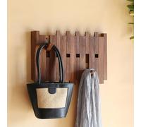Couvercle de boîte à fusibles, panneau électrique en bois pour boîte de disjoncteur, décoration d'intérieur avec crochet pour accrocher vêtements, chapeaux et sacs