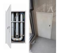 couvercle de boîte à fusibles, Porte d'accès métallique verrouillable for plomberie, panneau for cloisons sèches, trappe d'inspection(70x140cm(28x56in))