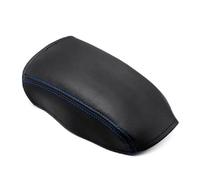 couvercle de boîte d'accoudoir Boîte D'accoudoir De Commande Centrale Étanche Pour Voiture Housse De Protection Revêtement D'habillage En Cuir Accessoires Pour Golf 7 2014 2015 2016(Black-blue line)