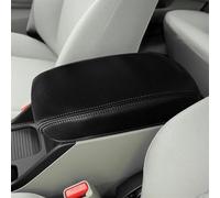Couvercle De Boîte D'accoudoir Commande Centrale En Cuir Microfibre, Accessoires D'intérieur Automobile Pour CIVIC 9th 2012 - 2015 Aménagements intérieurs(Black Black line)