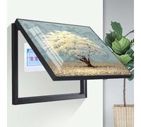 Couvercle de boîte de compteur électrique, peinture décorative, couvercle de panneau électrique amovible, résistant à la poussière et à l'eau, design moderne pour un usage domestique