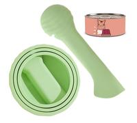 Couvercle de boîte de nourriture pour chat - Couvercle de sécurité hermétique en silicone pour chat pour collations et appâts pour chatons de petite, moyenne et grande race, volaille