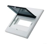 Couvercle de boîtier électrique étanche pour panneau de circuit imprimé - Couvercle de protection en plastique avec design moderne pour la maison et le bureau - Taille : 26,8 cm (espacement des trous
