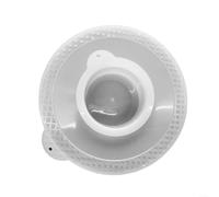 Couvercle de bol de mixage, couvercle de protection anti-éclaboussures en plastique pour mixeur KitchenAid à tête inclinable de 4,5 à 5 l avec bol doseur amovible