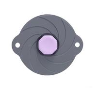 Couvercle de bol en silicone à ventouse - Passe au micro-ondes - Résistant à la chaleur - Réutilisable - Pour conteneurs, casseroles et plats de service avec joint hermétique (12,5 cm)