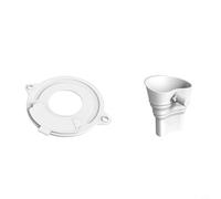 Couvercle de bol en silicone résistant à la chaleur avec insert pliable intégré, compatible avec les batteurs sur socle à tête inclinable de 4,5 à 5 litres, y compris les séries Artisan et Classic