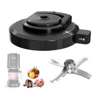 Couvercle de bol extérieur avec palette pour sorbetière Ninja NC301 - Couvercle de rechange réutilisable avec lame - Pièces de rechange compatibles avec séries NC299AMZ/NC301/NC300/NC201/NC101