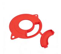 Couvercle de bol mélangeur en silicone pour mixeur sur socle pour protection contre les éclaboussures, couvercle anti-pâte, compatible avec les modèles à tête inclinable de 4,5 l et 5 litres (rouge)