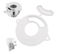 Couvercle de bol mélangeur, stabilité mains libres, 1 ensemble, couvercle de bol mélangeur en silicone, couvercle de mélangeur de cuisine, design peu encombrant, pour la fabrication du, la farine