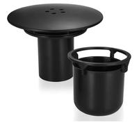 Couvercle de bonde de douche, 90 mm/115 mm, remplacement universel, cache-bouchon de bonde de douche