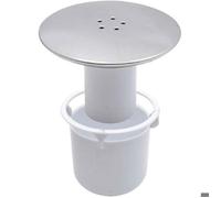 Couvercle de bonde de douche - ZOR® - 90 mm/115 mm - Finition chromée - Anti-odeurs - Compatible Viega Tempoplex