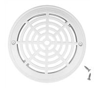 Couvercle de bonde principale de piscine de 20 cm, grille supérieure, plaques de montage inférieures, couvercle de bonde de piscine de remplacement blanc, couvercle de sortie de piscine. for piscine.