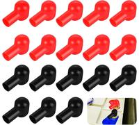 Couvercle De Borne De Batterie, 20 Pcs Couvre-Bornes De Batterie Sont Utilisés Dans Toutes Sortes De Voitures, Borne De Batterie Est Fait De Plastique Pvc De Haute Qualité Et Durab[Car8301218]
