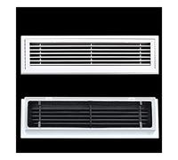 Couvercle de bouche d'air métallique rectangulaire Grilles de ventilation, grilles de sortie d'air de climatisation ABS, volets d'aération d'échappement 1 pièce(Ventilation Grills 1000x250 Mm)