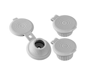 Couvercle De Bouchon De Bouteille: Retourné | Matériel TPR, Taille Standard, Couleur Blanc Gris, Facile à utiliser, Conception Résistant aux Versements, Fonction D'économie De Déchets, Cadeau