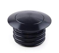 Couvercle de bouchon de réservoir d'essence noir avec bagues d'étanchéité pour modèle Harley Touring 2008-2018 (modèles Electra Glides, Street Glide, Road Glide et Street Glide Trike)