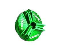 Couvercle de Bouchon de vidange d'huile magnétique de Moteur en Aluminium for Kawasaki Z1000 Z1000r 2010-2019 2018 Z900 2017-2022 Z1000sx (Color : Z1000 Green)