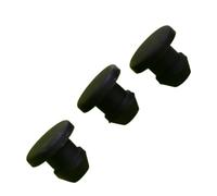 Couvercle de bouchon noir de Type T, 10 pièces/ensemble, 4.5mm à 50.6mm, bouchons de trous en caoutchouc de Silicone, joint à pression, bouchons d'extrémité d'obturation, bouchon d'étanchéité(16mm)