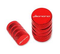 Couvercle de bouchons d'air de pneu de voiture Pour Benelli TRK 502 Leoncino 500 BJ500 250 Leoncino 250 Accessoires de moto Capuchons de tige de valve de pneu de roue de véhicule Couvre cycle(Red)