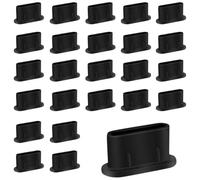 Couvercle de Bougie de poussière de Type-C Compatible avec Les Accessoires d'interface à Distance RC-N1 N2 N3 pour 4 Pro Corps(18 PCS)