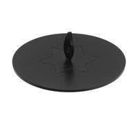 Couvercle de Bougie Décoratif Hexagonal Noir en Acier Inoxydable | Diffuseur de Chaleur, Anti-poussière et Anti-fumée, pour Pots de Bougie Parfumée, Usage Quotidien