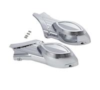 Couvercle de boulon d'essieu à bras oscillant en chrome ou noir compatible avec les modèles de scouts indiens 2015 2023 Convient à des accessoires de moto SCOUT(Chrome)