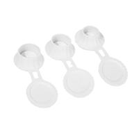 Couvercle de bouteille à l'envers - Lot de 3, bouchon de bouteille rabattable | TPE anti-fuite - Accessoire gel douche | Pour doser le shampooing, l'après-shampooing, la lotion ou l'huile pour bébé