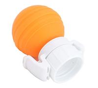 Couvercle de bouteille de soda réutilisable, couvercle de pompe à air de boisson gazeuse anti-fuite en silicone, couvercle de pompe à bouchon de pompe Fizz Keeper, couvercle de (Orange)