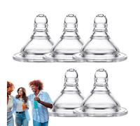 Couvercle de bouteille de vin en silicone - Couvercles réutilisables en forme de tétine, remplacement de bouchon de bouteille de vin pour boire, vin, bière, boisson