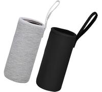 Couvercle de Bouteille Néoprène Housse Gourde Isotherme Etui Bouteille Isotherme Manches Transport Couvercle pour bouteilles, théière bouteille d'eau et verres à thé 2 Pièces
