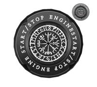 Couvercle de bouton d'allumage de style rotatif - Conception de rotation à 360 degrés, anti-poussière, anti-rayures, mise à niveau facile de bricolage, options de couleur personnalisables