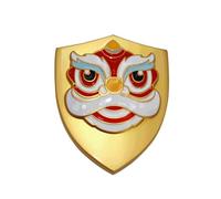 Couvercle de bouton d'arrêt - Capot d'allumage universel en alliage de zinc Motif lion | Accessoires d'intérieur résistants aux rayures pour SUV, berlines et camions, cadeau élégant pour hommes et