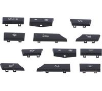 couvercle de bouton de climatisation à 12 touches - remplacement pour BMW série 5/6 - kit 61319313923 pour une réparation rapide