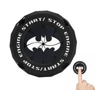 Couvercle De Bouton De Démarrage - Design Bat En ABS | Protection Pour Bouton Poussoir | Couvercle Universel Dê Démarrage Par Poussée Pour Voiture, Camion, SUV, Accessoire Intérieur Auto