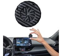 Couvercle de bouton de démarrage du moteur, couvercle de bouton de démarrage à pression - Couvercle de protection d'allumage en fibre de carbone - Couvercle de protection élégant pour bouton de